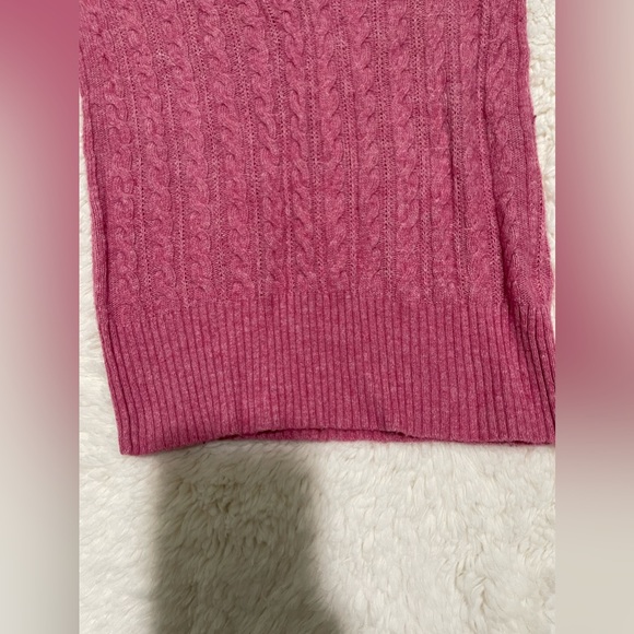 Abercrombie & Fitch Three Quarters Sleeve Sweater SZ XS Pink - Picture 9 of 10